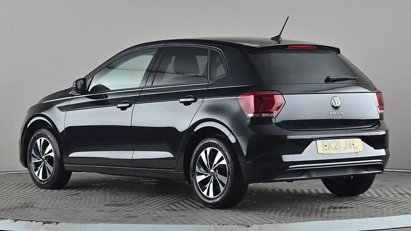 Used VW Polo Match 80 HP (58 kW) 2021 Black Hatchback