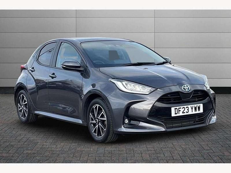 Grey Used 2023 Toyota Yaris Hybrid Design Hatchback | £17,995 (Fair price) - Image 1/4