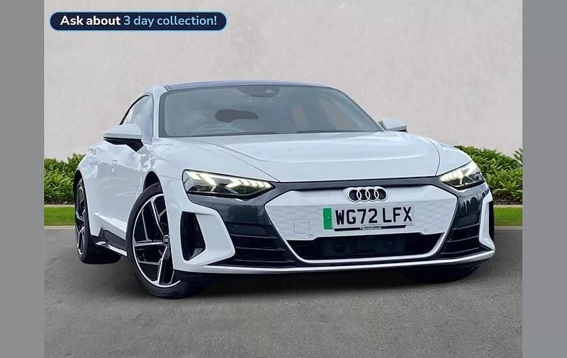 White Used 2022 Audi e-tron GT quattro Comfort Sedan | £51,443 (Expensive) - Image 1/4
