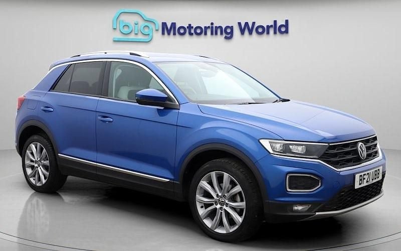 Used VW T-Roc SEL 150 HP (110 kW) 2021 Blue SUV