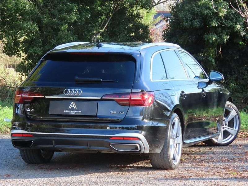 Used Audi A4 S-Line 163 HP (119 kW) 2021 Black Estate
