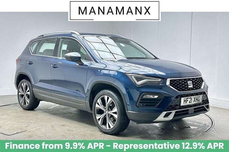 Blue Used 2021 Seat Ateca SE Technology SUV | £12,890 (Fair price) - Image 1/2