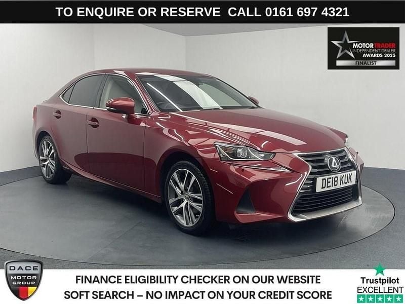 Red Used 2018 Lexus IS300h Executive Line Sedan | £14,470 (Good price) - Image 1/3