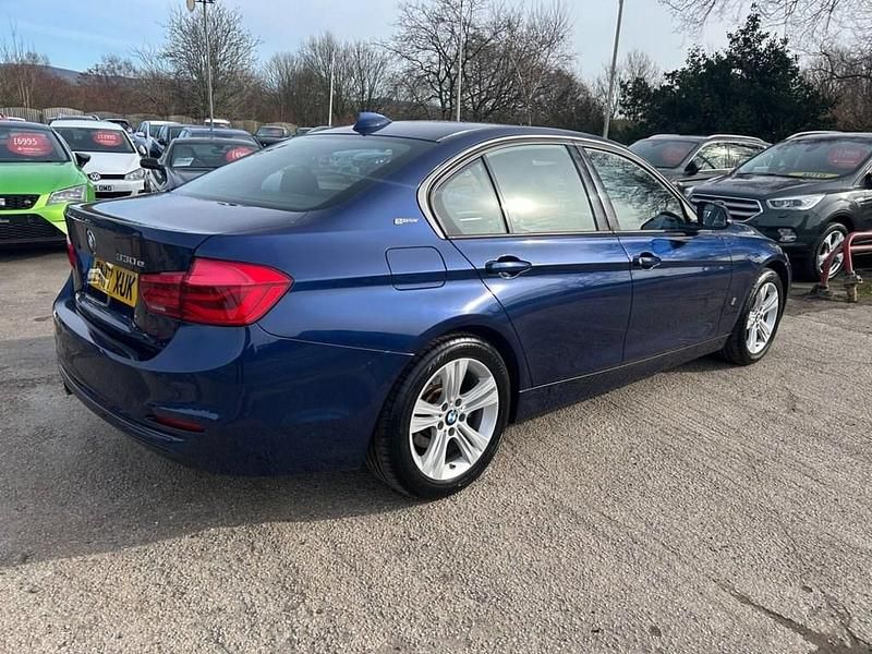 Used BMW 330e Sport Line 2017 Blue Sedan