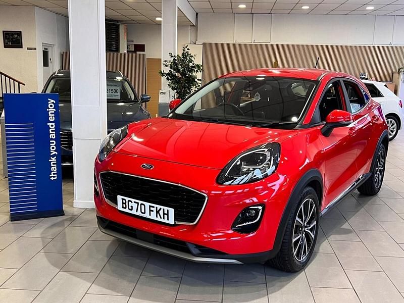 Used Ford Puma Titanium 2020 Red Hatchback