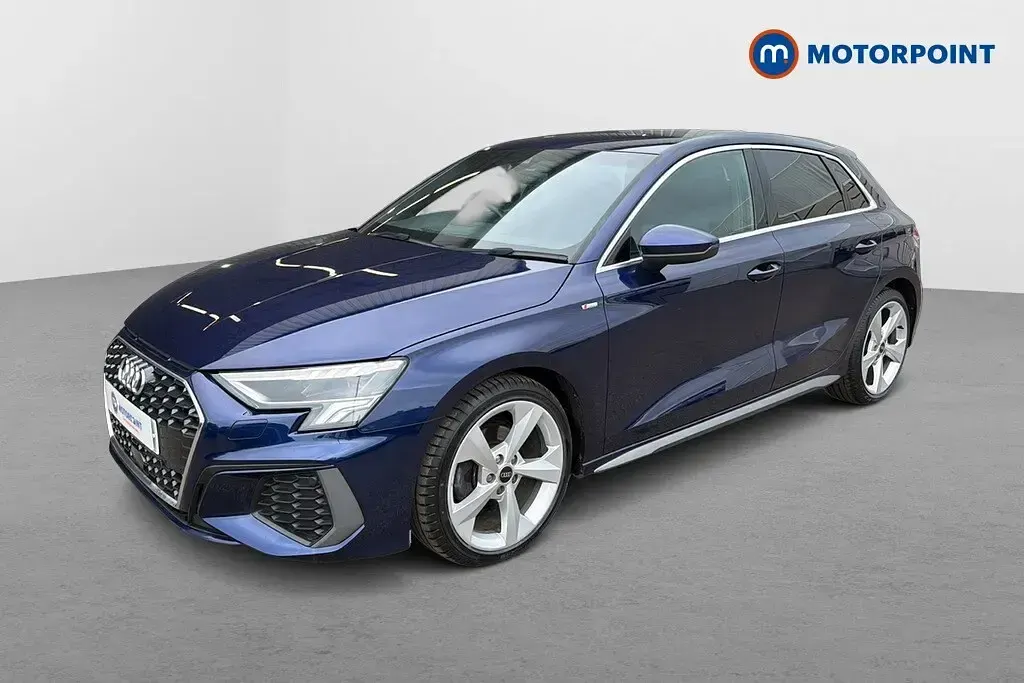 Used Audi A3 S-Line 2023 Blue Sedan