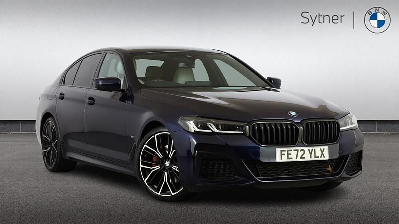 Blue Used 2022 BMW 520 M Sport | £27,500 (Expensive) - Image 1/4
