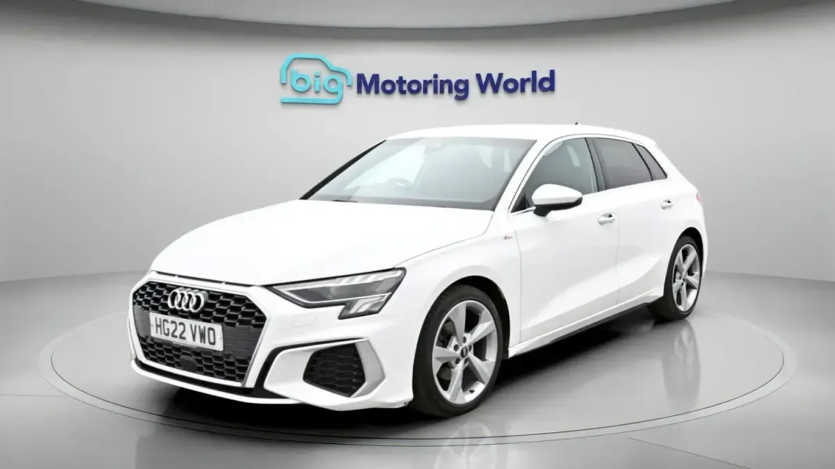 Used Audi A3 Sportback S-Line 2022 White Hatchback