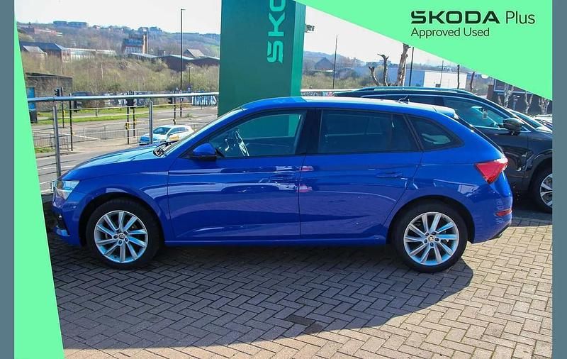 Used Skoda Scala SE L 108 HP (79 kW) 2023 Blue Hatchback