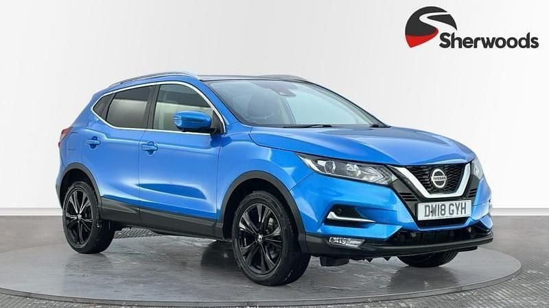 Blue Used 2018 Nissan Qashqai N-Connecta SUV | £9,499 (Good price) - Image 1/4