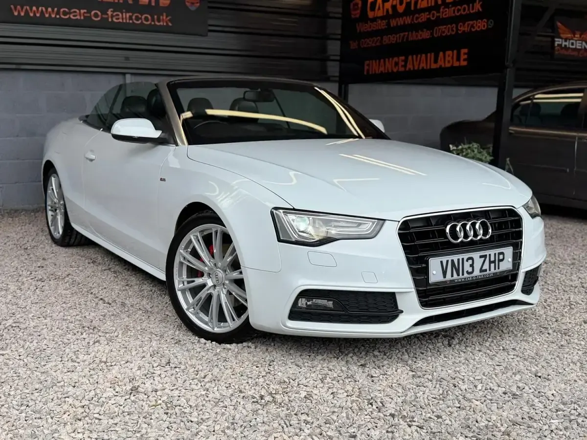 Used Audi A5 Cabriolet S-Line 2013 White Cabriolet