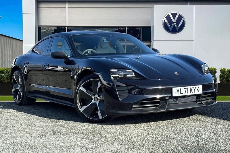 Used Porsche Taycan Performance Package 559 kW (761 HP) 2021 Black Sedan