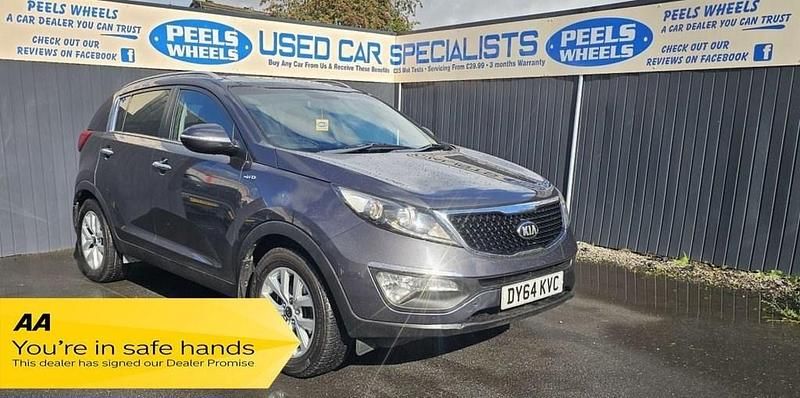 Silver Used 2014 Kia Sportage 2 SUV | £5,275 (Fair price) - Image 1/4