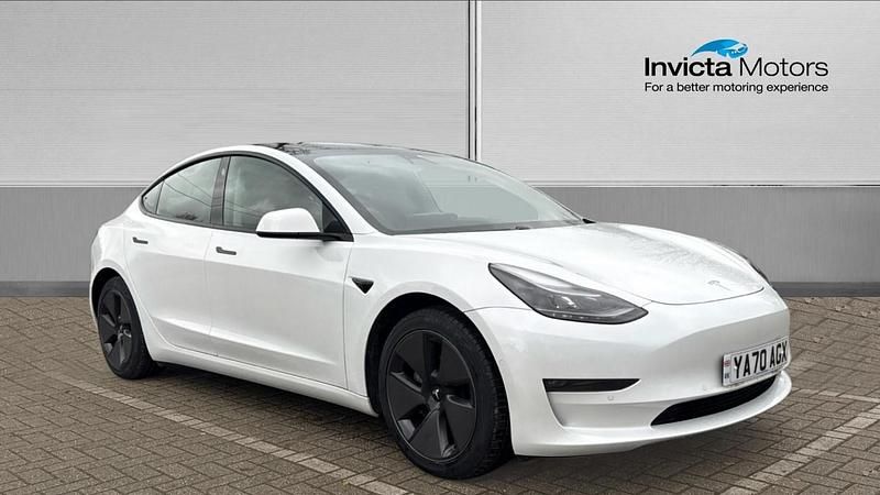 White Used 2020 Tesla Model 3 Long Range AWD Sedan | £18,000 (Fair price) - Image 1/4