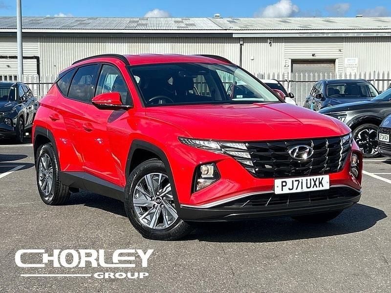 Red Used 2021 Hyundai Tucson SE SUV | £16,832 (Fair price) - Image 1/4