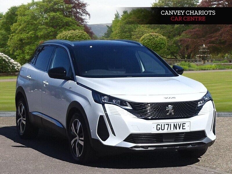 White Used 2021 Peugeot 3008 GT Hatchback | £16,000 (Fair price) - Image 1/4