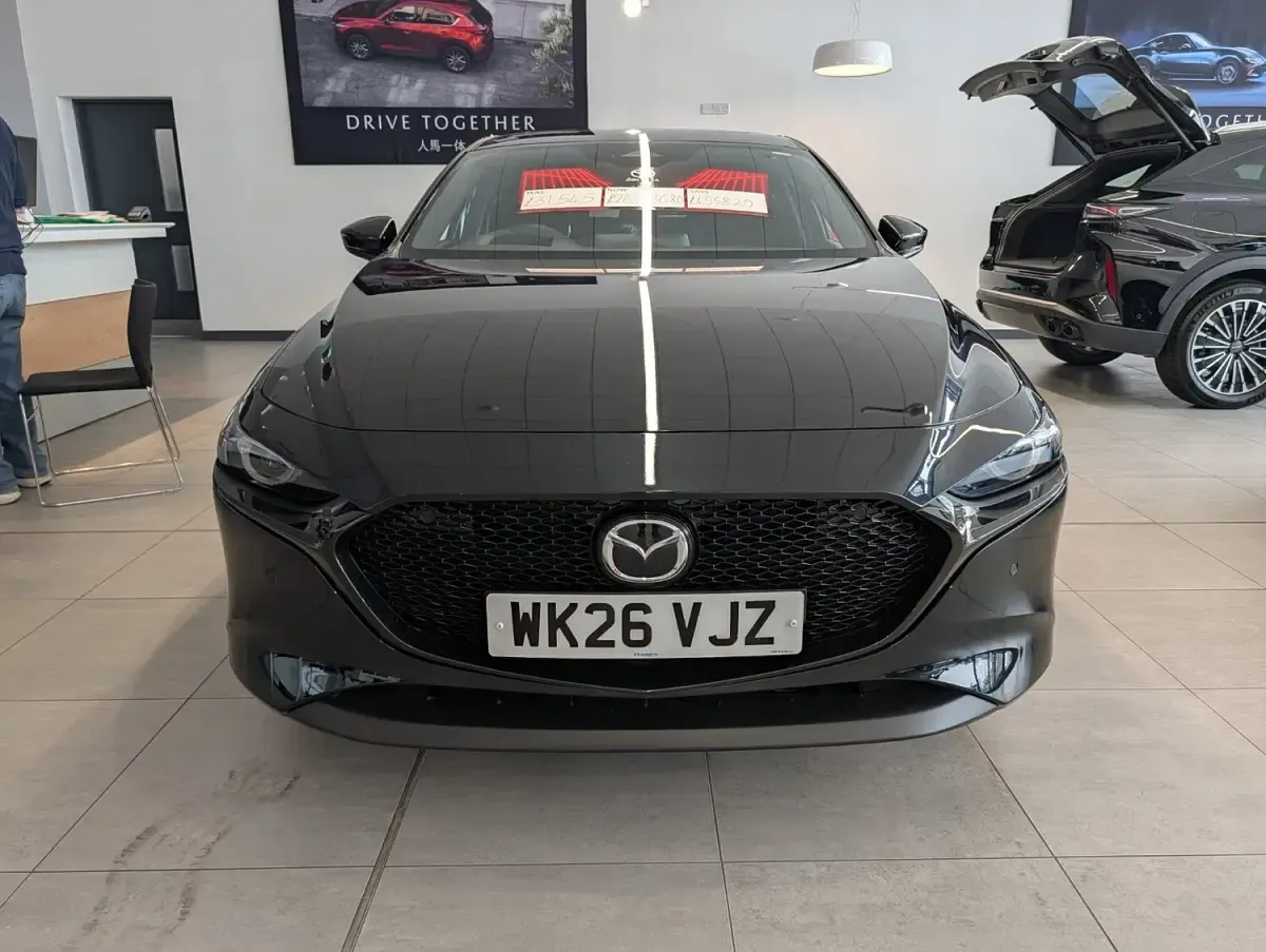 Novo Mazda 3 Exclusive-Line 186 HP (136 kW) 2026 Preto Citadino