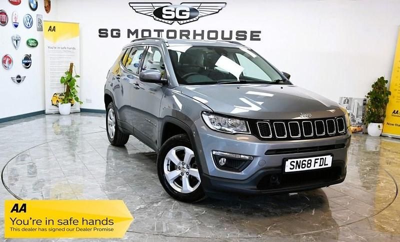 Grey Used 2018 Jeep Compass Longitude SUV | £10,895 (Fair price) - Image 1/4