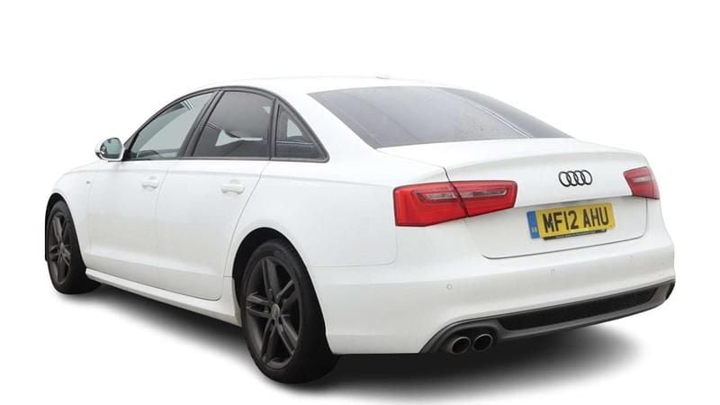 Used Audi A6 S-Line 2012 White Sedan