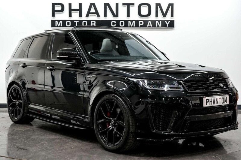 Black Used 2018 Land Rover Range Rover Sport SVR SUV | £40,990 (Fair price) - Image 1/1