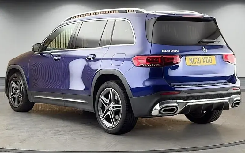 Used Mercedes GLB200 AMG line 163 HP (119 kW) 2021 Galaxy blue SUV