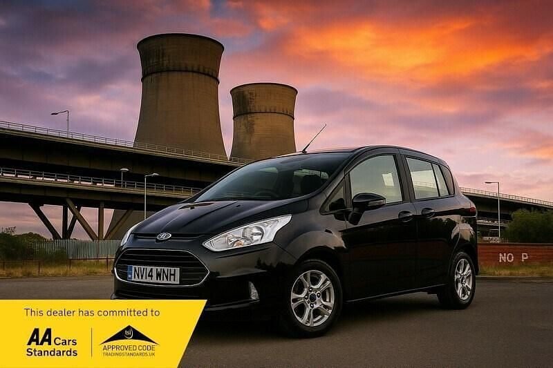 Black Used 2014 Ford B-MAX Zetec MPV | £2,790 (Good price) - Image 1/3