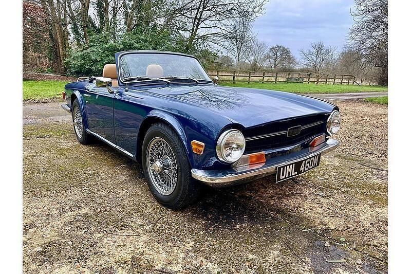Used Triumph TR6 1973 Blue Cabriolet