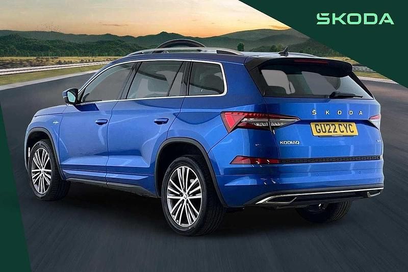 Used Skoda Kodiaq LAURIN & KLEMENT 200 HP (147 kW) 2022 Blue SUV