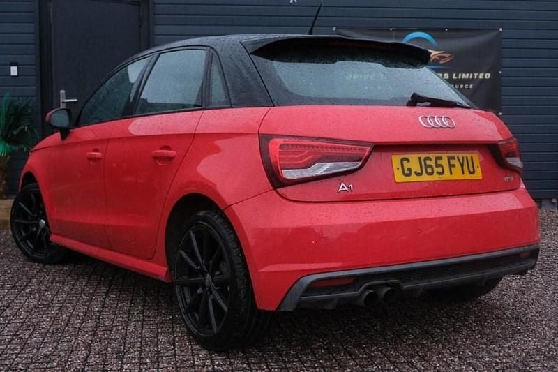 Used Audi A1 Sportback S-Line 125 HP (91 kW) 2015 Red Hatchback