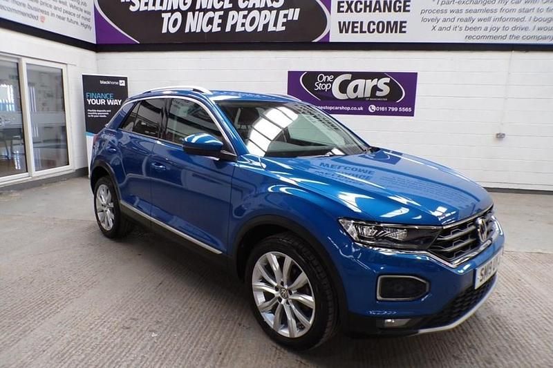 Used VW T-Roc SEL 115 HP (84 kW) 2019 Blue SUV