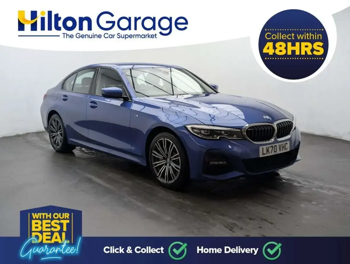 Begagnad BMW 330e M Sport 292 HK (214 kW) 2020 Blå Sedan