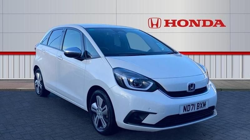 White Used 2021 Honda Jazz Hybrid Hatchback | £16,293 (Fair price) - Image 1/3