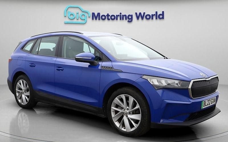 Used Skoda Enyaq iV ecoSuite 150 kW (204 HP) 2022 Blue SUV