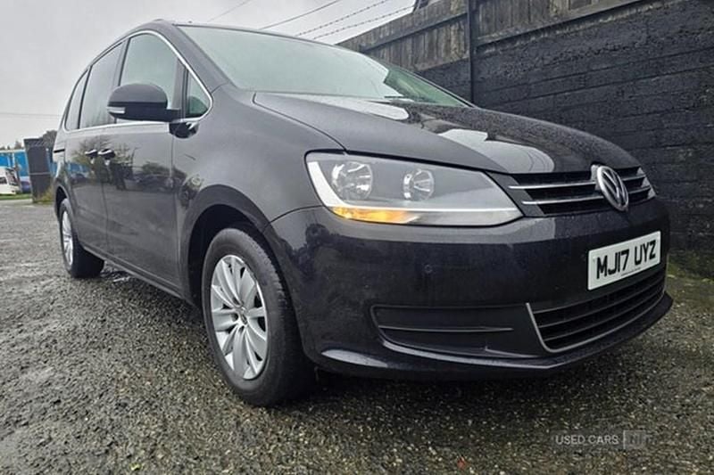 Used VW Sharan SE 150 HP (110 kW) 2017 Black MPV