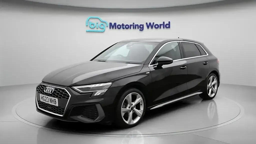 Used Audi A3 Sportback S-Line 150 HP (110 kW) 2023 Black Hatchback