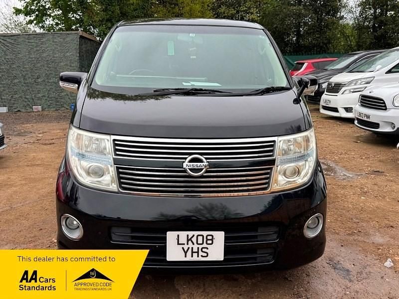 Used Nissan Elgrand 2008 Black MPV