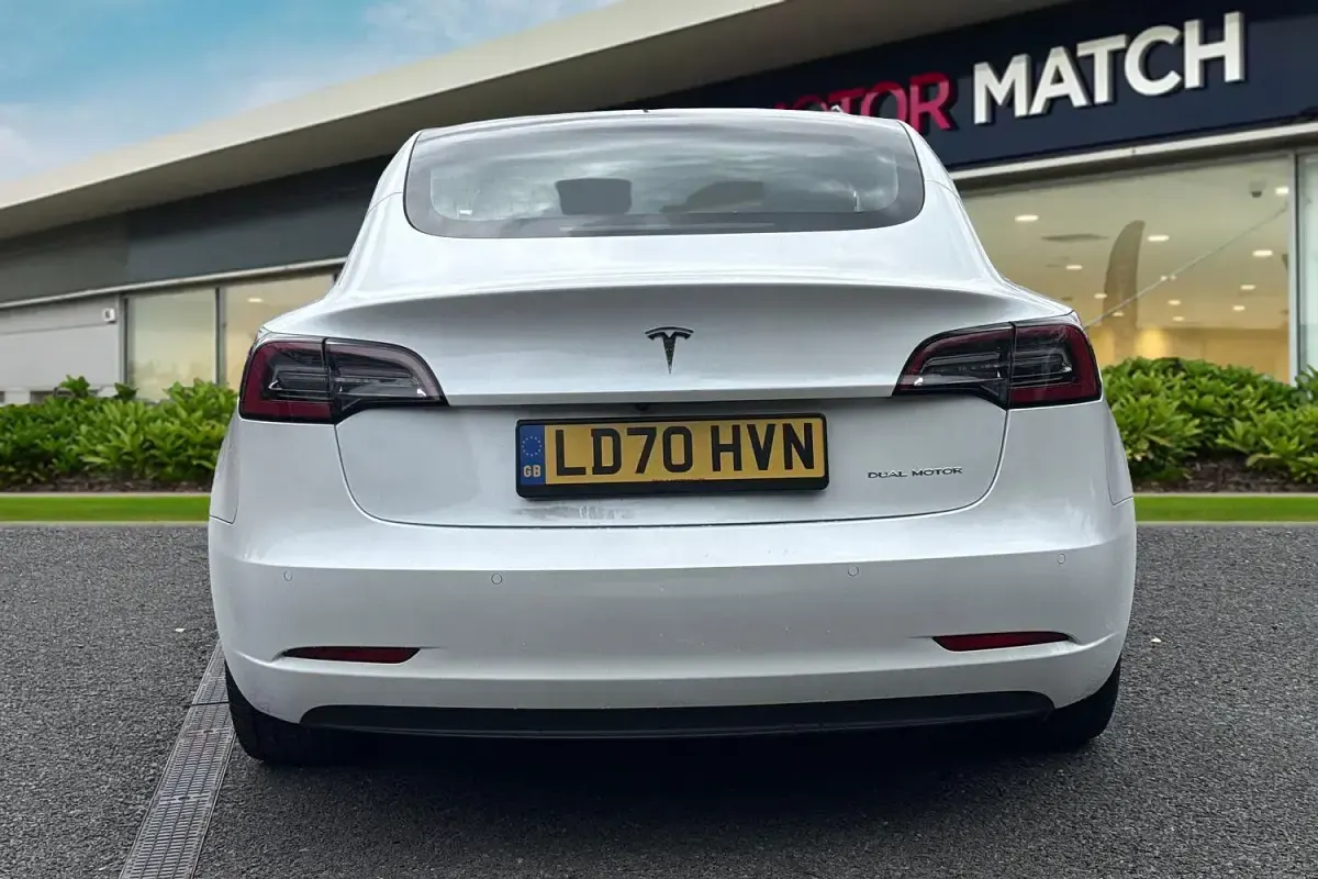 Used Tesla Model 3 Long Range RWD 77 kW (106 HP) 2020 White Sedan