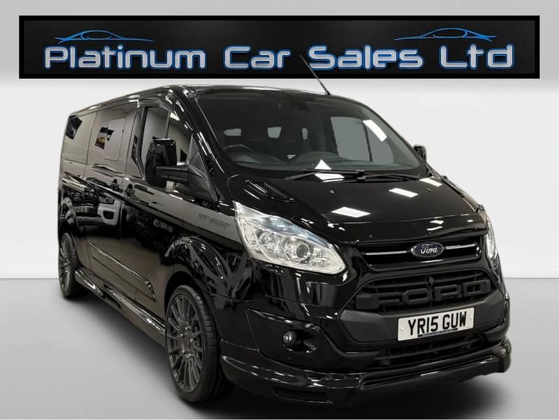 Used Ford Tourneo Custom Sport 125 HP (91 kW) 2015 Black Van