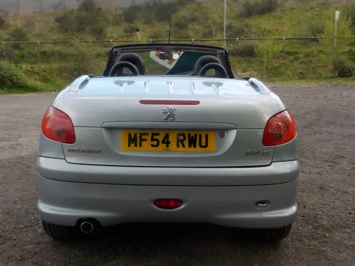 Used Peugeot 206 Allure 2004 Silver Cabriolet