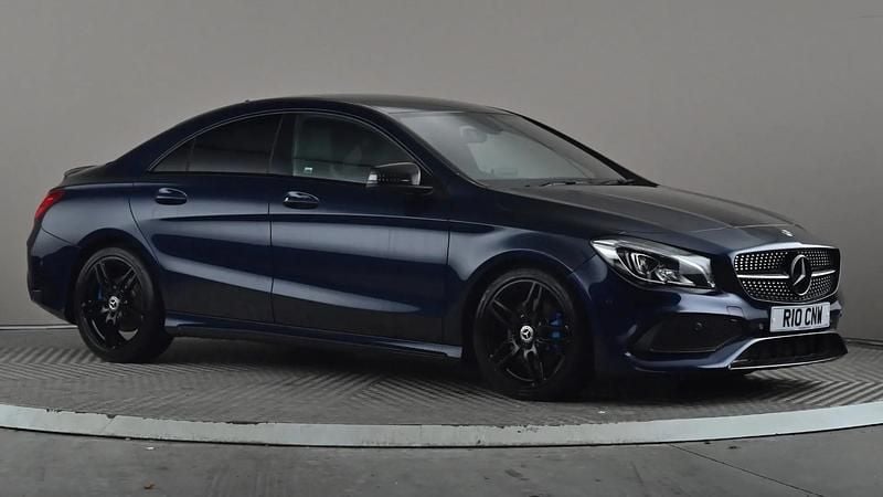 Blue Used 2018 Mercedes CLA220 AMG line Sedan | £13,298 (Fair price) - Image 1/3