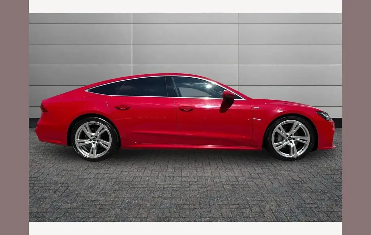 Used Audi A7 S-Line 204 HP (150 kW) 2020 Red Hatchback