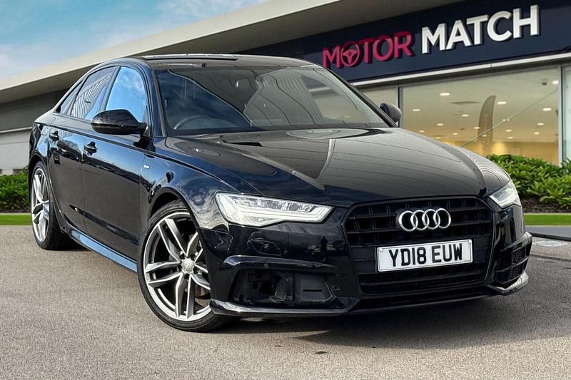 Used Audi A6 Black Edition 190 HP (139 kW) 2018 Black Sedan