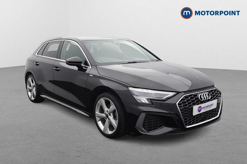 Used Audi A3 S-Line 2022 Black Sedan