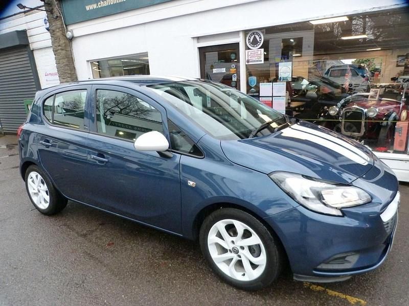 Used Vauxhall Corsa 90 HP (66 kW) 2015 Blue Hatchback
