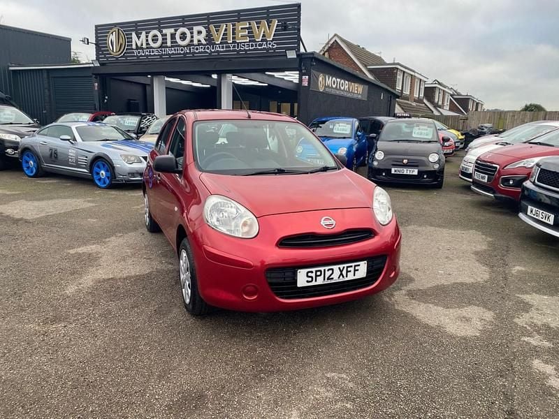 Red Used 2012 Nissan Micra Visia Hatchback | £2,995 (A bit pricey) - Image 1/4