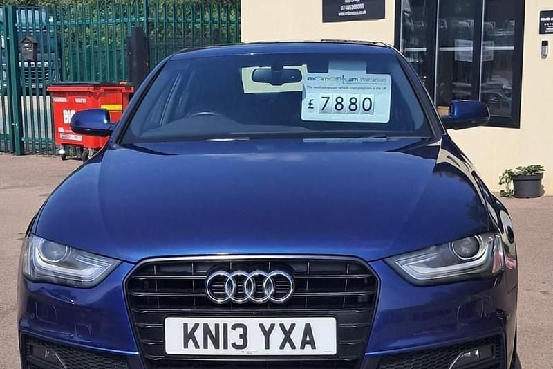 Blue Used 2013 Audi A4 S-Line Sedan | £7,880 (Fair price) - Image 1/1