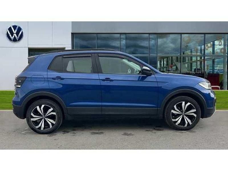 Used VW T-Cross Black Edition 110 HP (80 kW) 2023 Reef blue metallic SUV