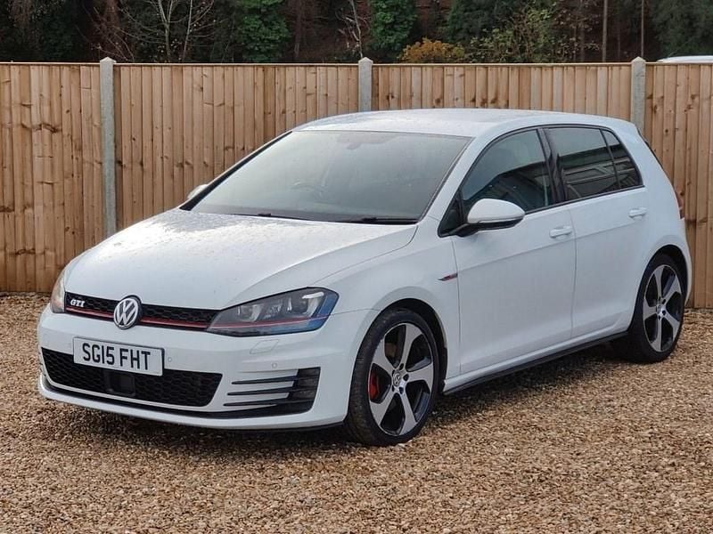 White Used 2015 VW Golf VII GTI Hatchback | £13,700 (Fair price) - Image 1/4