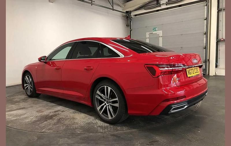 Used Audi A6 S-Line 204 HP (150 kW) 2023 Red Sedan