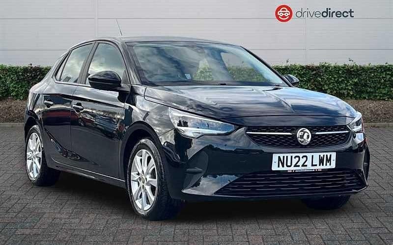 Used Vauxhall Corsa Edition 75 HP (55 kW) 2022 Black Hatchback